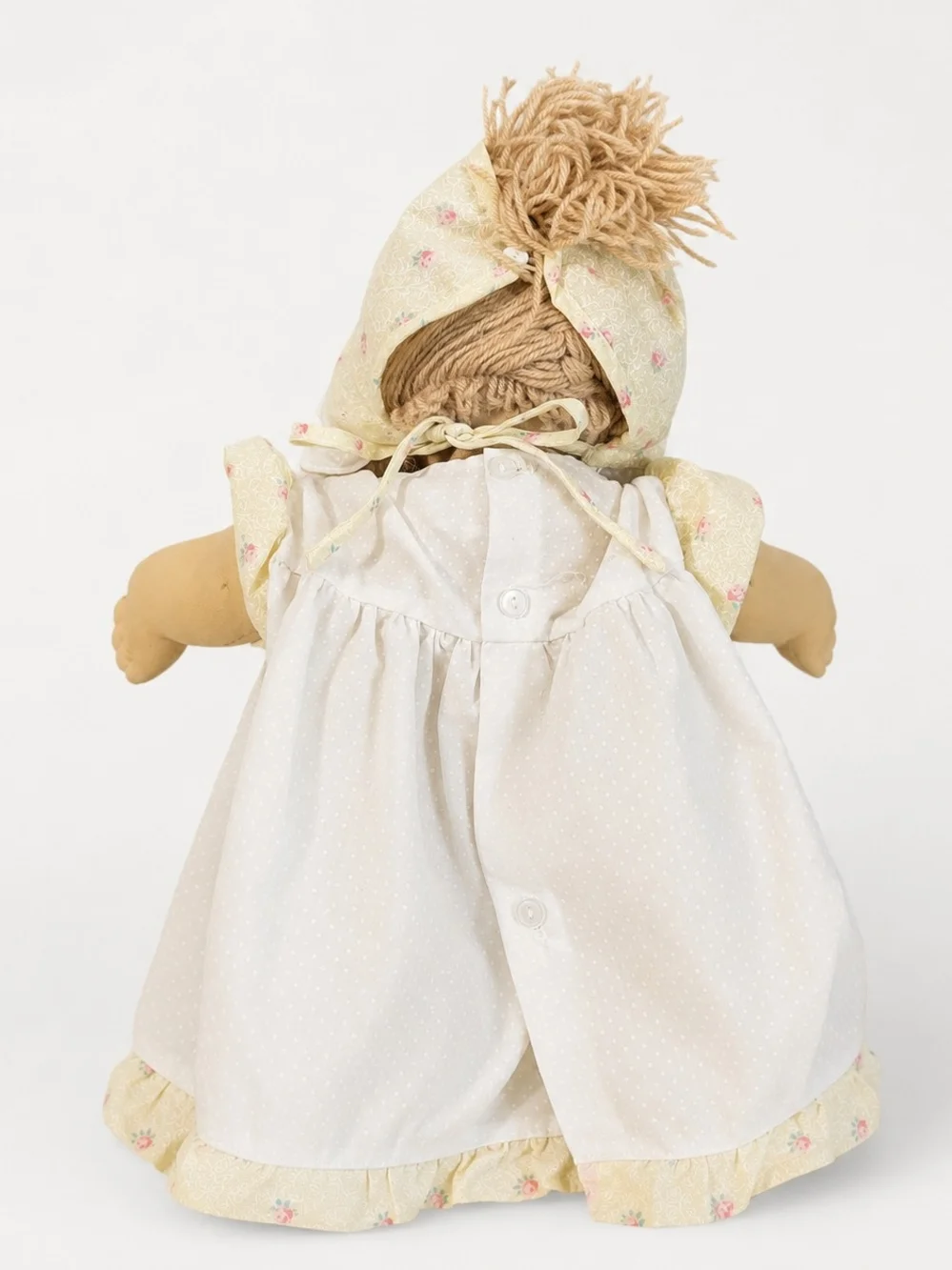 1984 Cabbage Patch Kids Xavier Roberts Blue Eyes Bonnet Vintage Doll 18